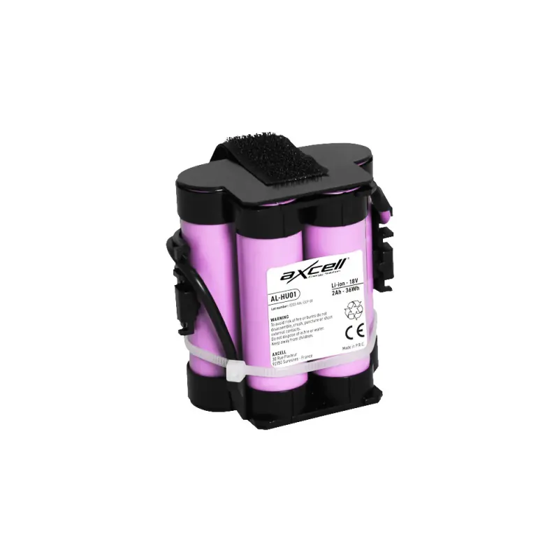 Erstatningsbatteri til Husqvarna Automower. AL-HU01.