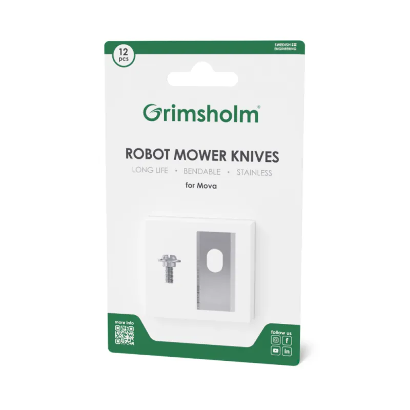 Grimsholm kniver til MOVA 12 stk