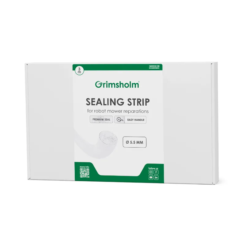 Grimsholm tetningslist robotgressklipper 5,5 mm 3 m